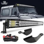 52inch LED Light Bar Combo Beam + Bracket + Wire For LAND ROVER DEFENDER