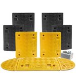 4 M Speed Ramp Kit: 75mm 5 MPH (7 Midsections + 2 End Caps - Fixings Included)