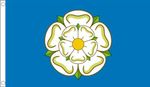 YORKSHIRE FLAG 5' x 3' White Rose County Day Gods Own Country Leeds York Dales