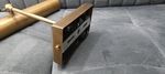SET OF 3  Rare Cabinet Maker’s 18” Solid Brass Picture Light Art Display Fixture
