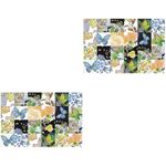 Reusable PVC Tile Stickers Peel and Stick Wall Decals for Kitchen Bathroom