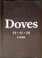 Doves Poster 2024 Comeback Announcment Vintage Like New