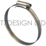 Jubilee Clip LR Light Range Stainless Mild Steel Hose Clamp Worm Drive