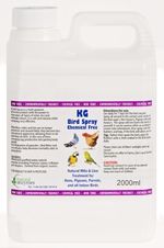 Bird Spray 2000ml Mite & Lice Treatment for Hens, Pigeons,Parrotts, Indoor Birds