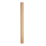 Square Newel Post Oak Square Stair Post 1500mm x 90mm x 90mm Select full or half