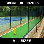 Cricket Net Panels – PREMIUM GRADE CRICKET NETTING – Fully Edged [16 Sizes]
