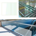 Clear Glass Balustrade Panels 10mm Toughened Glass for Balcony Decking Stairs