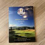 Ryder Cup 2014 Official Programme Gleneagles, Scotland