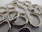 Solid Welded Metal D Rings Fasteners 10mm 15mm 20mm 25mm 38mm 50mm Quality Welds