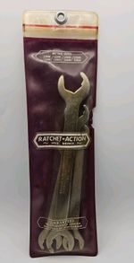 Vintage 4 Piece Set Pack SWM-100 Ratchet Action-Speed Wrenches Metric 10mm-19mm