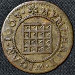 1663 London W.1255, Gray's Inn Lane, Humphrey Wigan, Halfpenny Token, N.8056