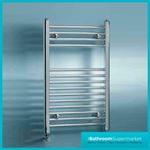 300mm Chrome Radiator Straight Heated Bathroom Towel Rail Rad Radiator 