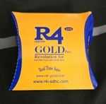 R4 Gold Pro SDHC Flashcart for Nintendo 3DS/DS Real Time Save Gold Blue
