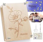 Rhykoka Large Flower Press Kit for Adults, 10 Layers 30 X 21 CM DIY Wood Flowers