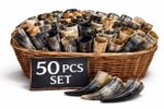 Medieval Viking Drinking Horns 100ml+ Set of 50 LARP Reenactment Bulk
