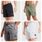 HUGO BOSS BADGE CARG0 SWIM SHORTS LIMITED STOCK 4 COLOURS ALL SIZES S RRP £75