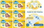 Mamia Newborn Nappies Size 1 Baby Pack Of 6  5kg 6 X 24 -144 Nappies In Total