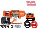 WINCHMAX SYNTHETIC ROPE REMOTE 12V ELECTRIC WINCH 5000LB RATING   [ SKU 1220 ]