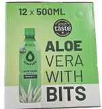 Simplee Aloe Aloe Vera Drink Juice With Bits Low Sugar Bottles Pack 12 x 500ml