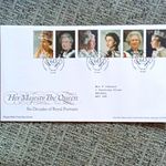Great Britain Elizabeth II Six Decades Royal Portraits FDC FDI 60p Decimal