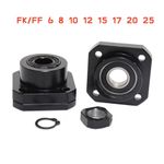 For CNC FK/FF 6 8 10 12 15 17 20 25 Ball Screw End Supports Bearing Mounts Block