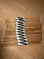 Vaisoeny Drum Sticks, Oak Wood 5A Drumsticks with Teardrop Tip Premium, 11 pairs