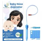  Baby Nasal Aspirator Mucus Sucker with 24 Filters – Safe Nose Cleaner for baby.