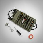 Roll-up Tool Bag Large Capacity Canvas Tool Roll Pouch Portable for