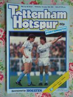 1985/86 Tottenham Hotspur v Portsmouth Milk Cup 4th Round Programme - d2t3