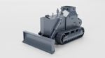 Caterpillar D7 armored (US, WW2) Tabletop Wargaming Various Scales 3D Printed