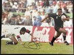 Rare Rugby Legend Jonah Lomu Signed 16 X 12 Photo  All blacks New Zealand Coa