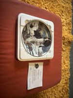 Danbury Mint,Springer Spaniel Plates x5,John Trickett,Boxed,4 COA,22ct