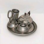 Pewter Tea Service Craftsman Sheffield Circa 1890