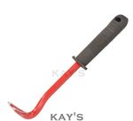 PRY CROW BAR 10" / 250mm LONG NAIL TRIM CLIP PULLER REMOVER WITH RUBBER HANDLE 