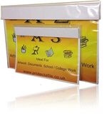 A1 A2 A3 A4 Clear Art Work Carry CASE Portfolio Art File Folder School
