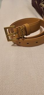 Beautiful  Ysl Leather Ladies Belt Fit Size 10/12 and 3cm 