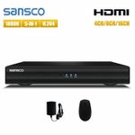 Sansco 5MP Smart CCTV DVR Recorder Box 4/8/16 Channel CH 5MP HD System UK