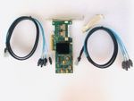 LSI 6Gbps SAS HBA LSI 9240-8i = (9211-8I) IT Mode ZFS FreeNAS unRAID + 2* Cable