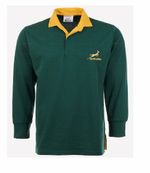 Mens South Africa rugby jersey south Africa rugby shirt Collar Size S- 5XL