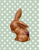 Vintage Miniature Ceramic Bunny Rabbit | British Cream Sherry Bottle Collectable