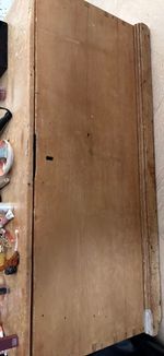 Antique Victorian Stripped Pine Blanket Box Chest Trunk Toy Box Coffee Table