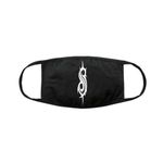 SLIPKNOT s logo black FACE MASK official merchandise (SEALED)