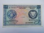 Cyprus 250 Mils Banknote Note 1973 Nice Crisp Condition