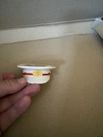 Vintage Crested China Arcadian Territorial's cap - city of London crest