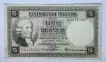Iceland Banknote 5 Kronur P32b 1928, Magnús Jónsson & Pétur Benediktsson