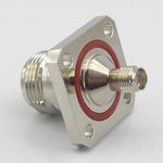 SMA Female to N Type Female Socket Chassis Panel Mount Bulkhead Adaptor