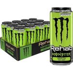 Monster Rehab Green  Tea 458ml x12 Cans Energy Drink Import