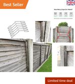 Stainless Steel Fence Panel Grips - 48 Pcs for 12 Fences - Noise Stopper
