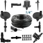 4mm Micro Irrigation Watering System Pipe & Matching Connectors DIY - Multi Item