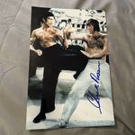 Chuck Norris signed 11x14 in Black Way of the Dragon COA Bruce Lee autograph  